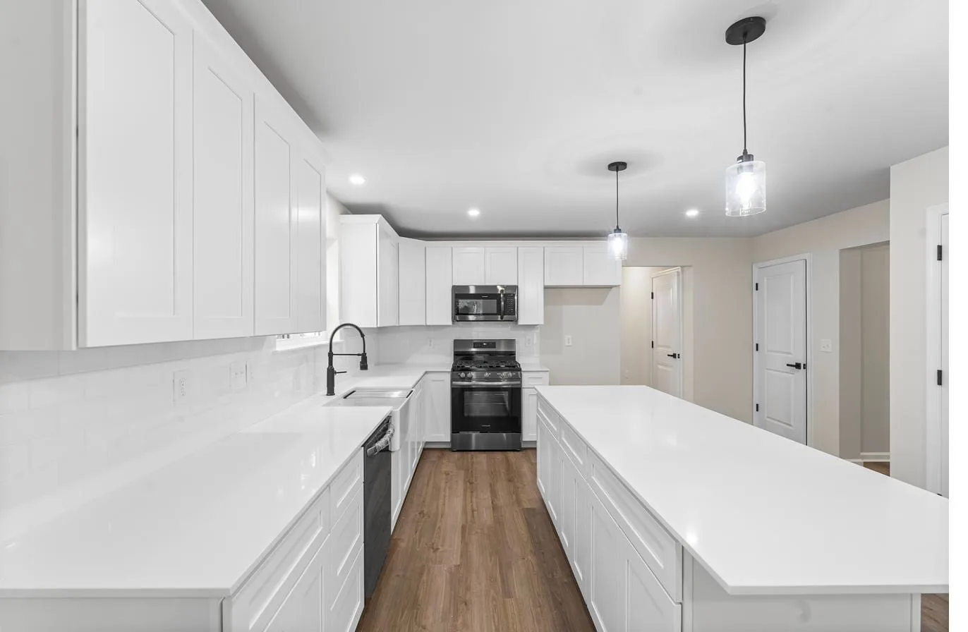 Lily model living room — new construction Newfield NJ