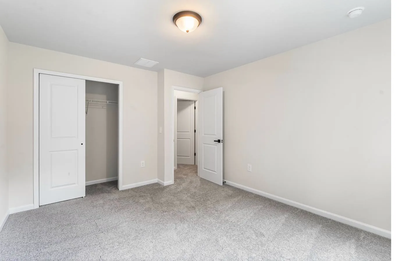 Lily model third bedroom with closet — new construction Newfield NJ