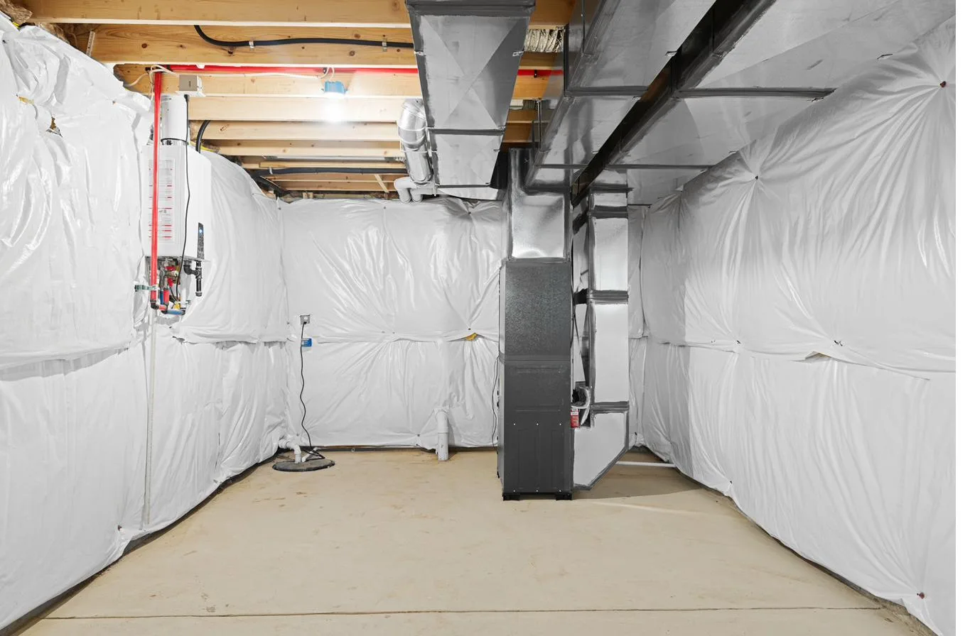 Isabella 2-car garage model full unfinished basement alternate view — new construction Vineland NJ