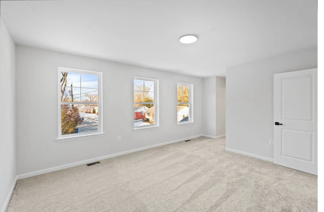 Chelsea 1-car garage model master bedroom — new construction South Jersey