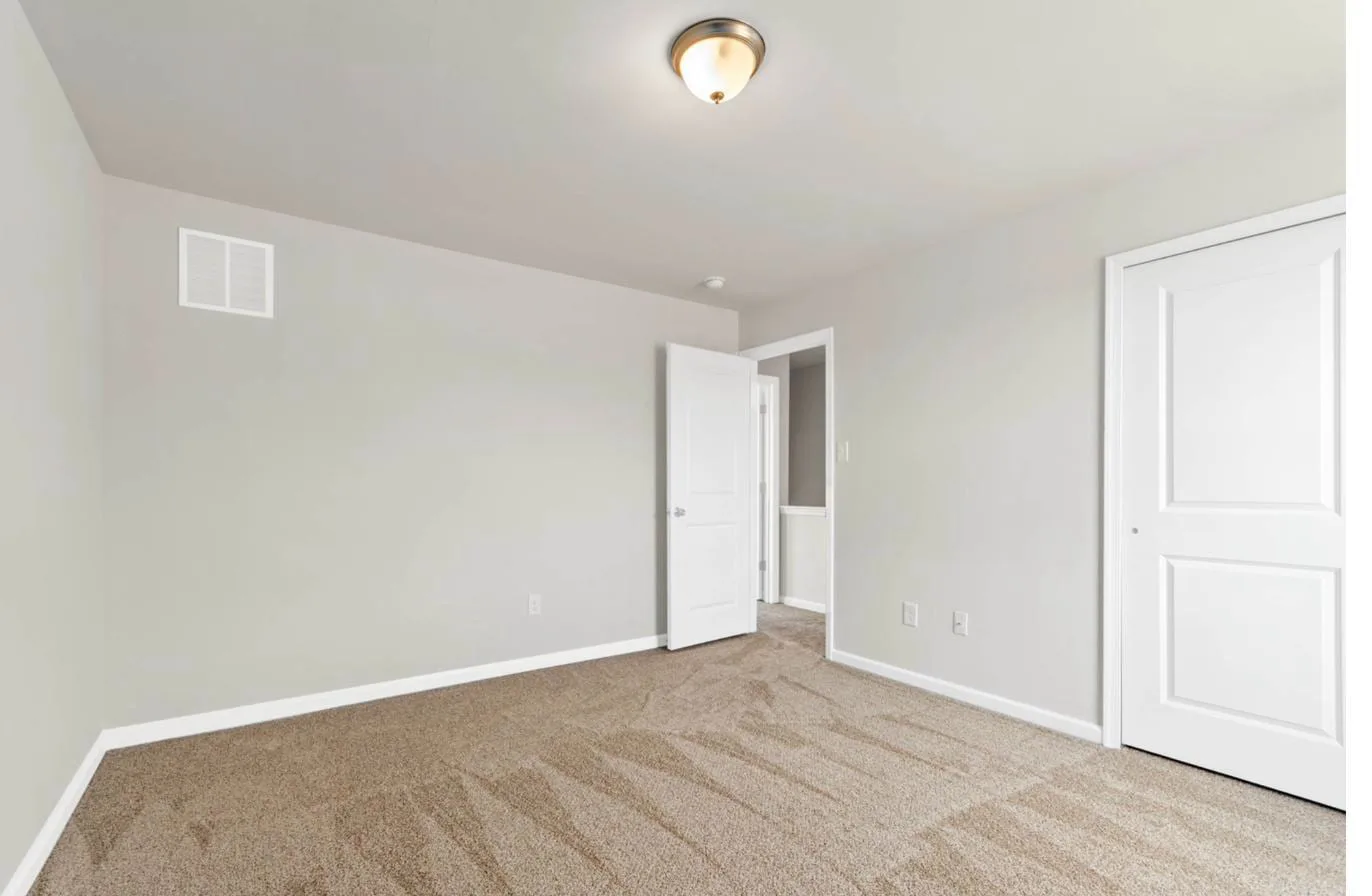 Chelsea 2-car garage model third bedroom with closet — new construction South Jersey