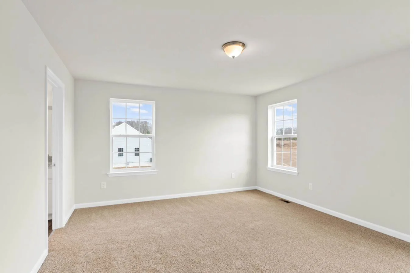 Cooper model master bedroom alternate angle — new construction South Jersey