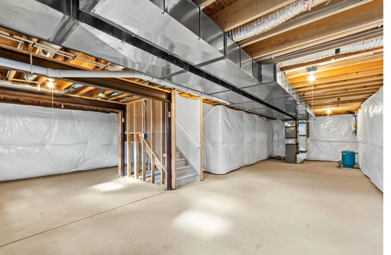 Cooper model full unfinished basement — new construction South Jersey