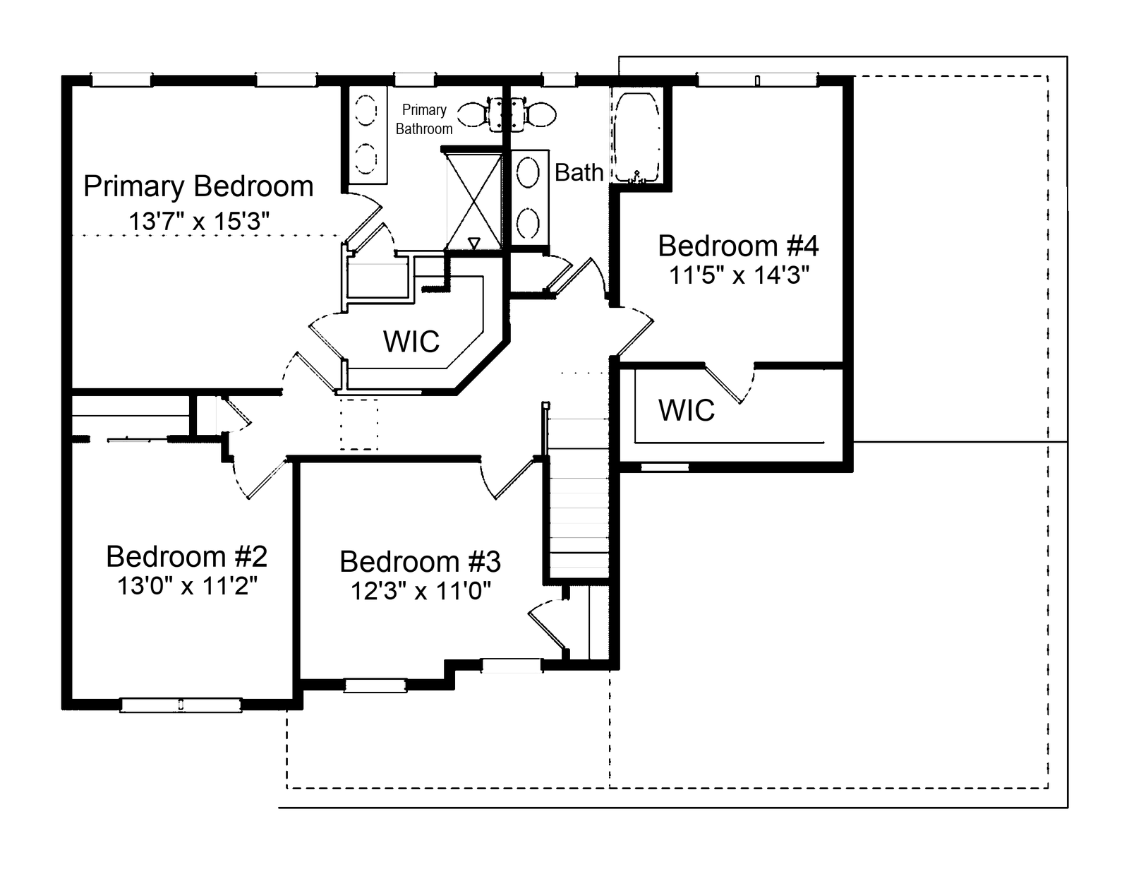 Lily second floor plan