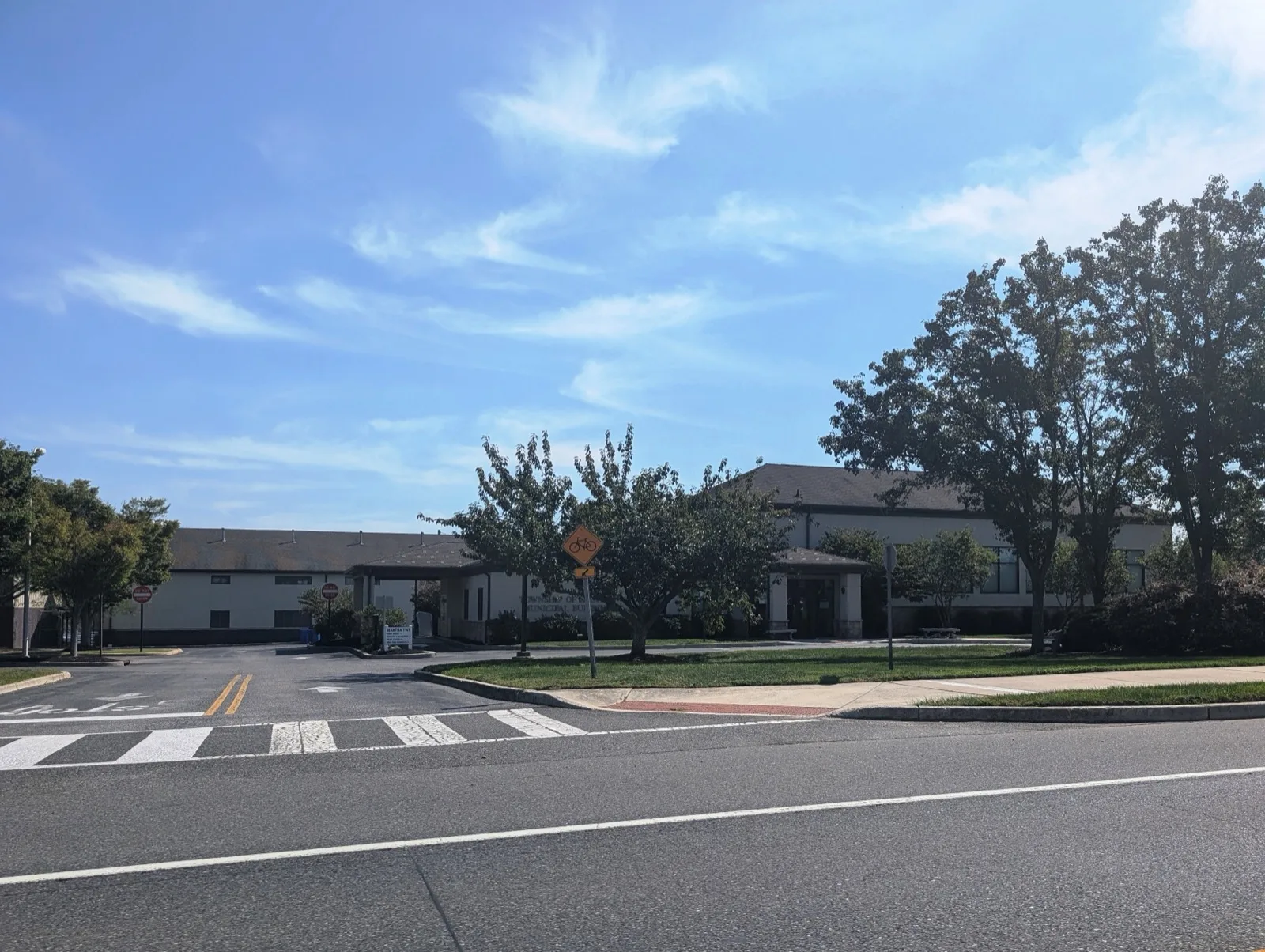 The Mantua Township municipal building on Main Street in Gloucester County